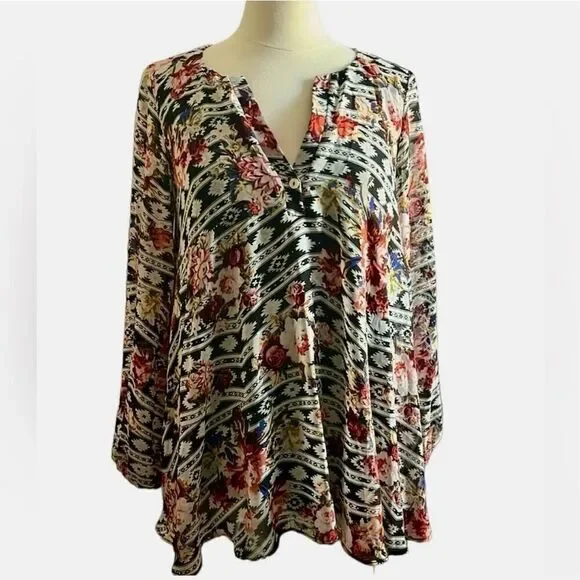 Show Me Your Mumu Jamie Tunic Blouse size Medium - Picture 1 of 5